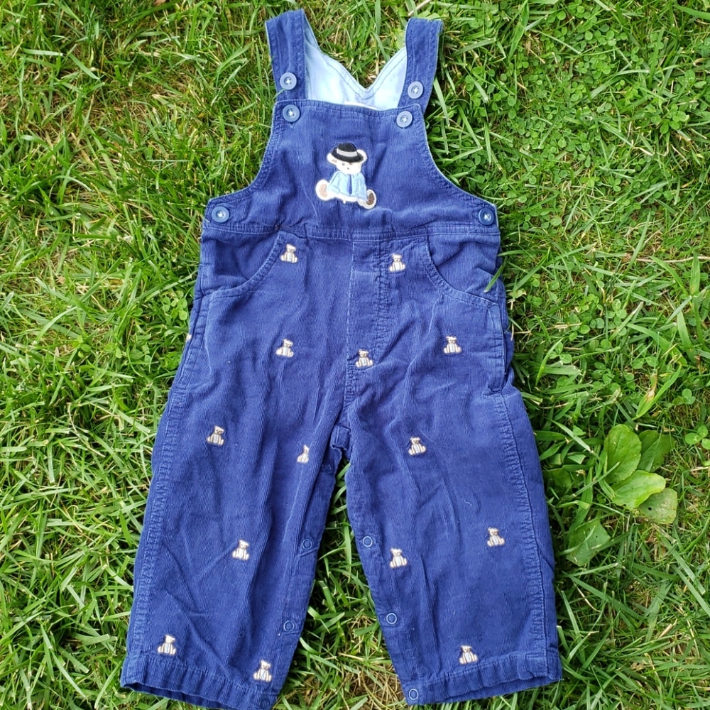 Super Sweet Teddy Bear Overalls by Kitestrings